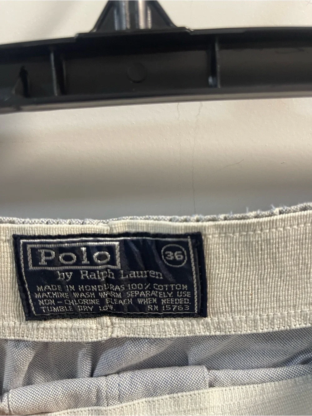 Ralph Lauren Light Blue Elastic Waist Cotton Shorts